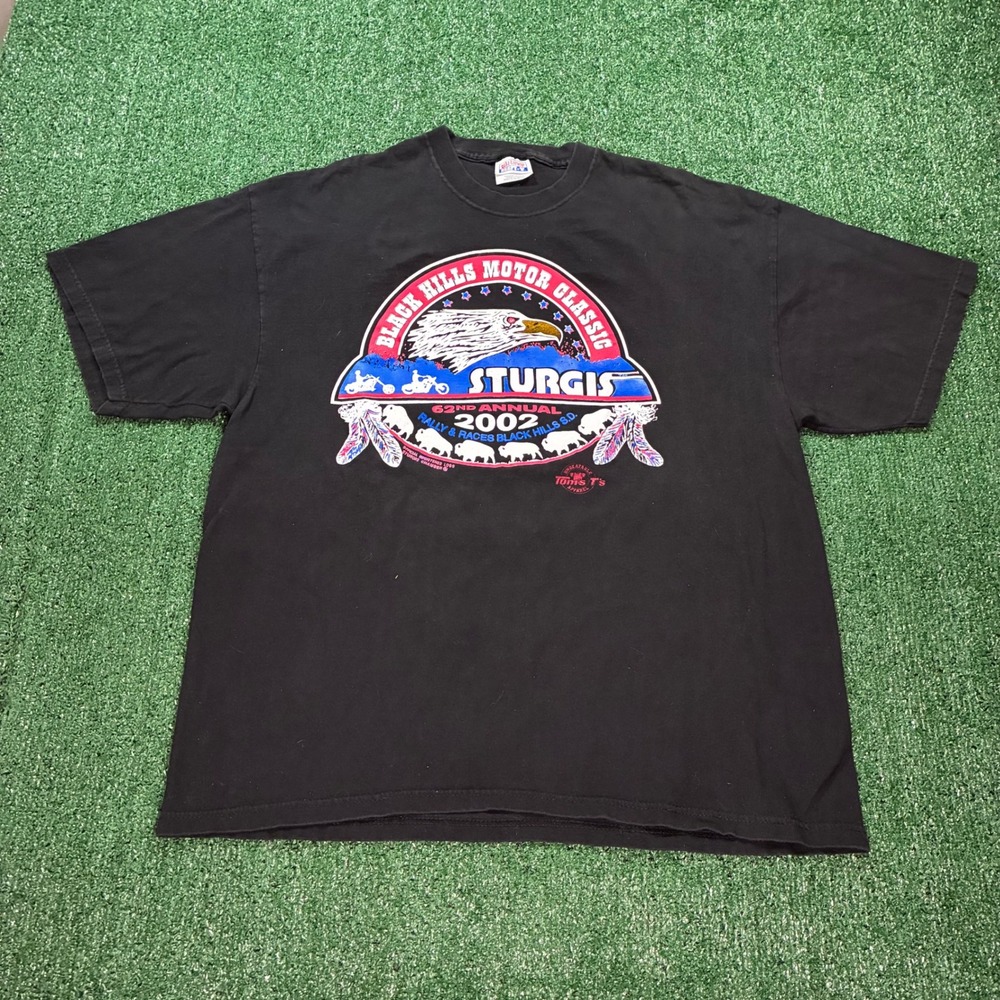 Y2K 2003 Sturgis Black Hills Rally Graphic T-shirt‎